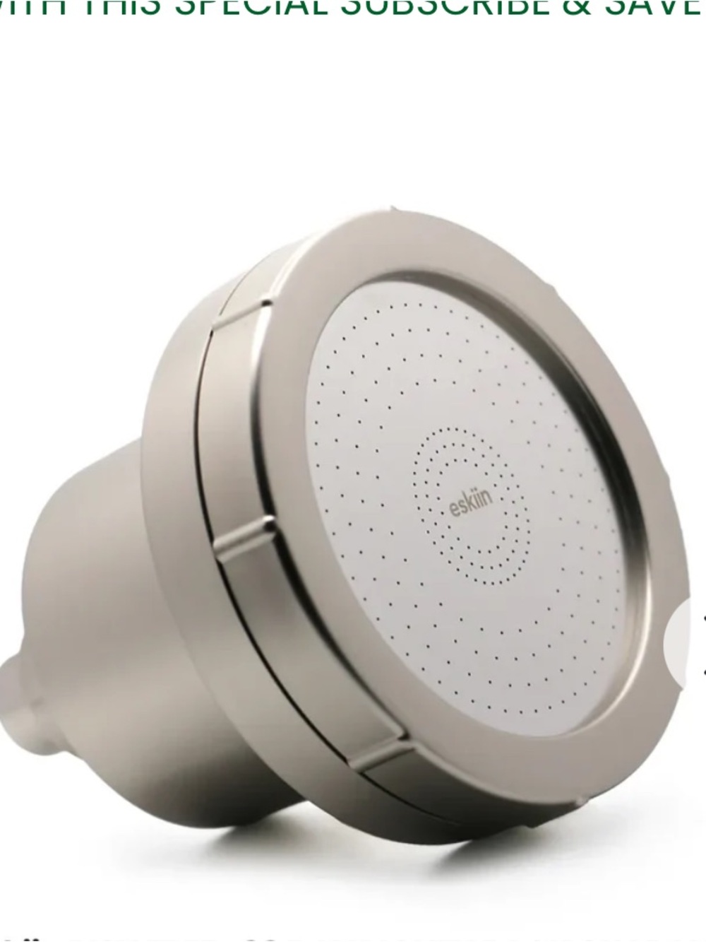 Eskiin Brushed Nickel Shower Head